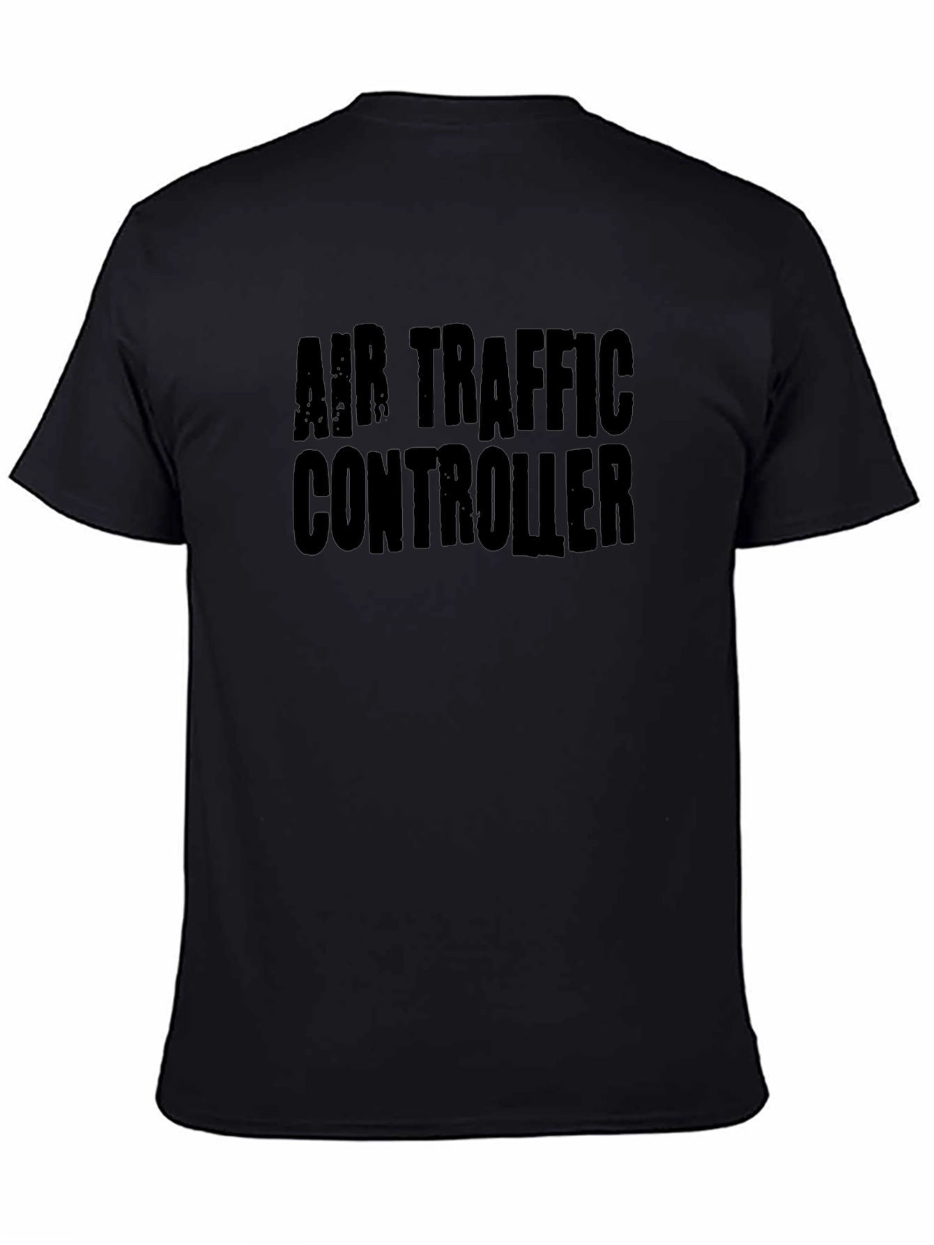 Black Air Traffic Controller Graphic Tee - Black view 4