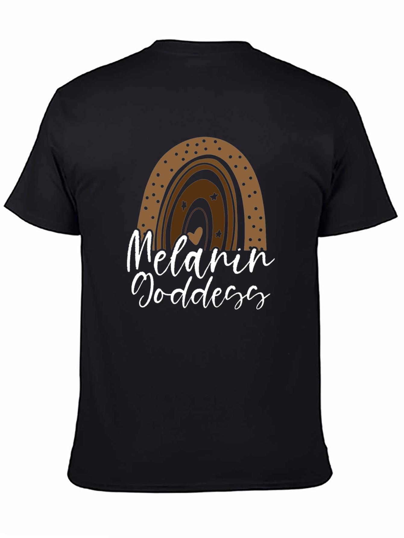 Melanin Goddess Graphic T-Shirt - Black - 4