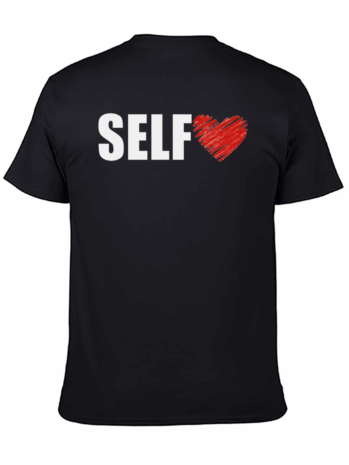 Black Self Love Graphic T-Shirt - Black view 4