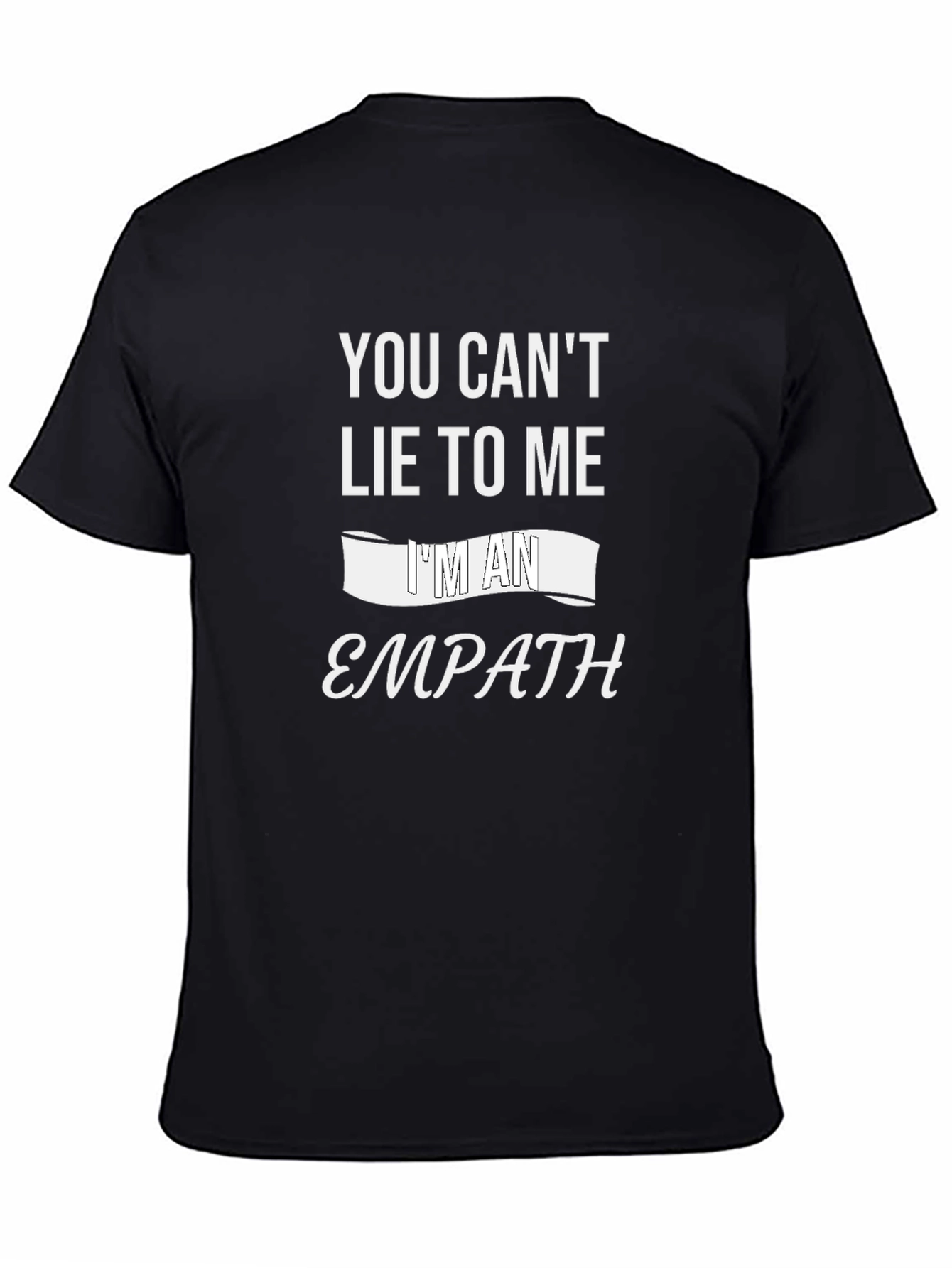 Black Empath T-Shirt - You Can't Lie To Me Tee view 4