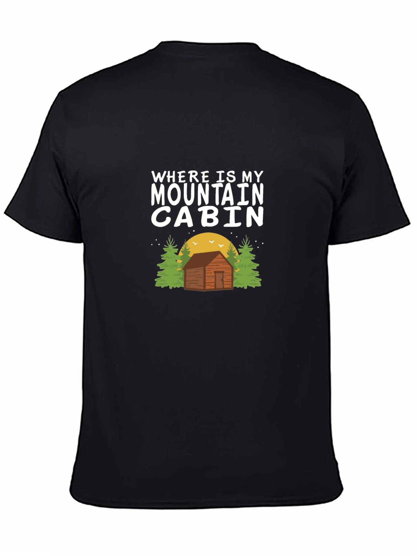 Black Mountain Cabin Graphic Tee view 4