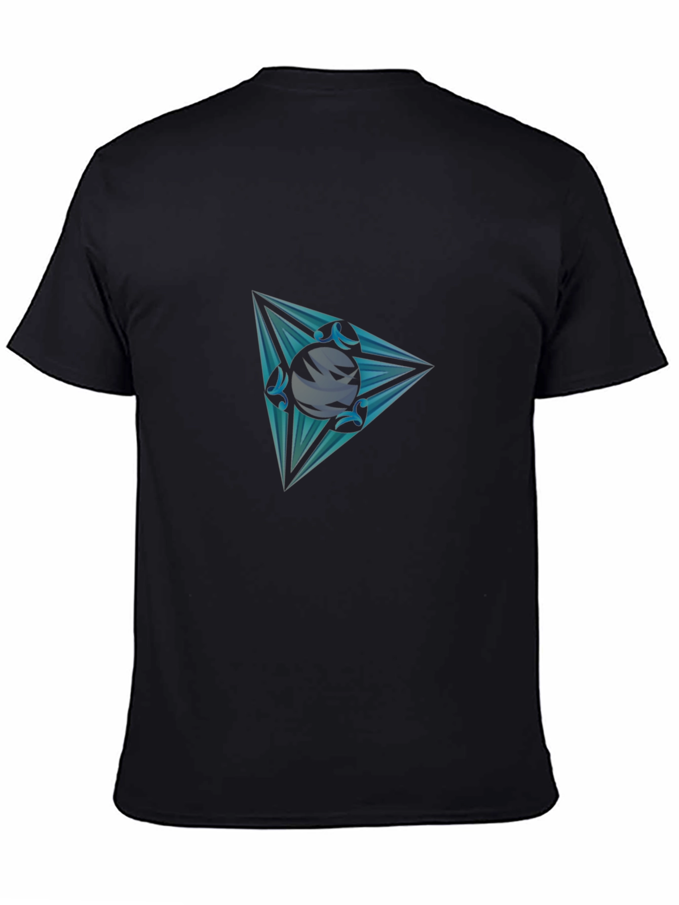Men's Graphic Tee - Triangle Orb Design - 4