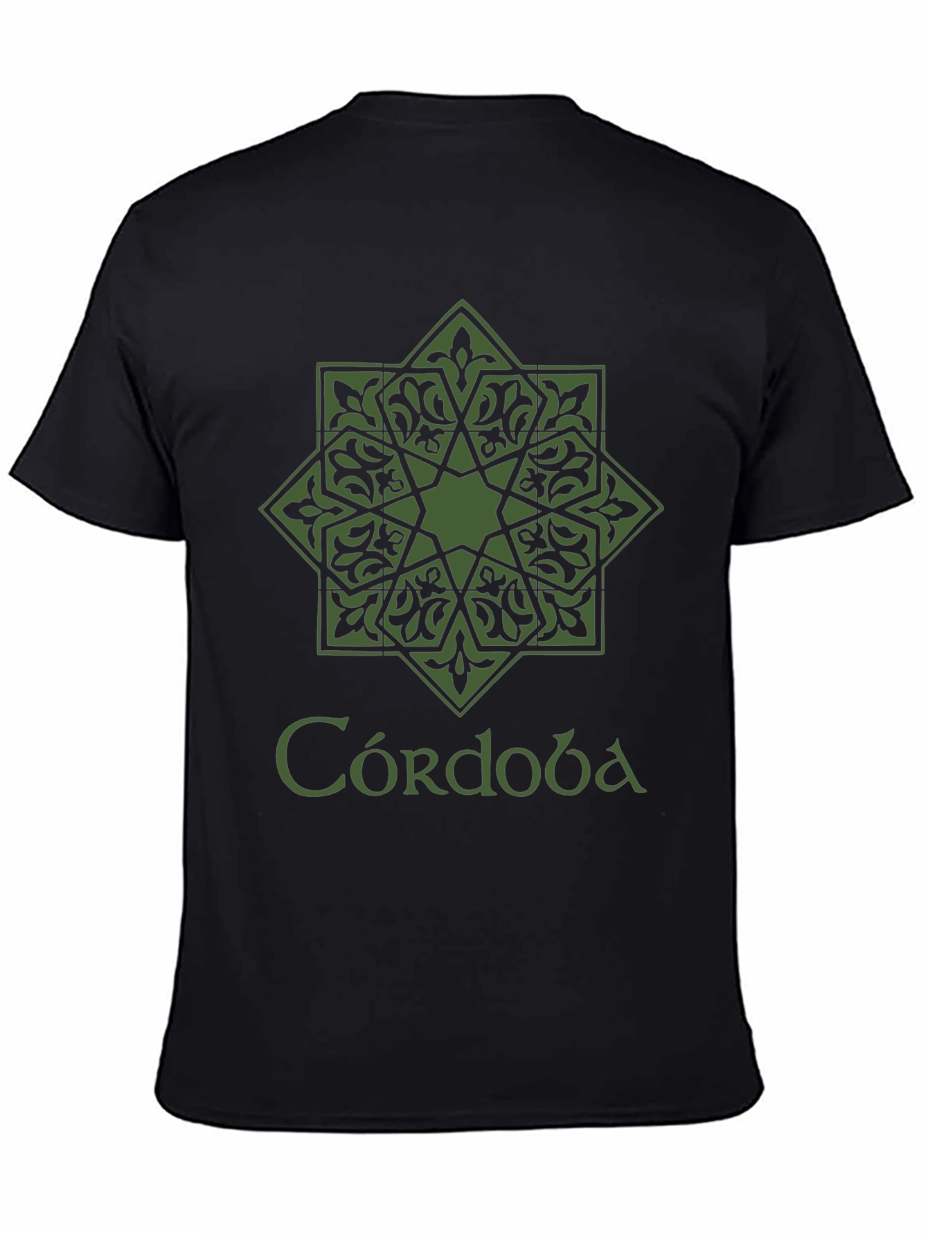 Black Córdoba Spain Graphic Tee - Black T-Shirt view 4