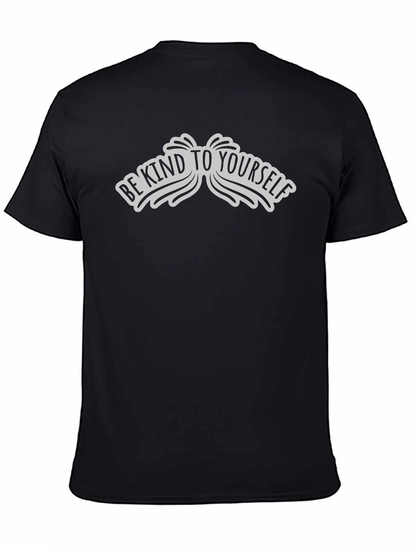 Black Be Kind To Yourself Graphic Tee view 4