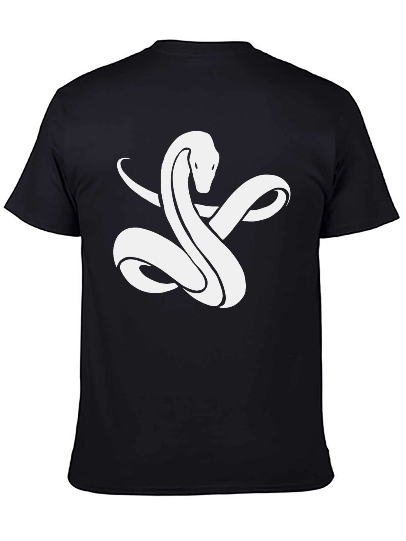 Black Snake Graphic Black T-Shirt view 4