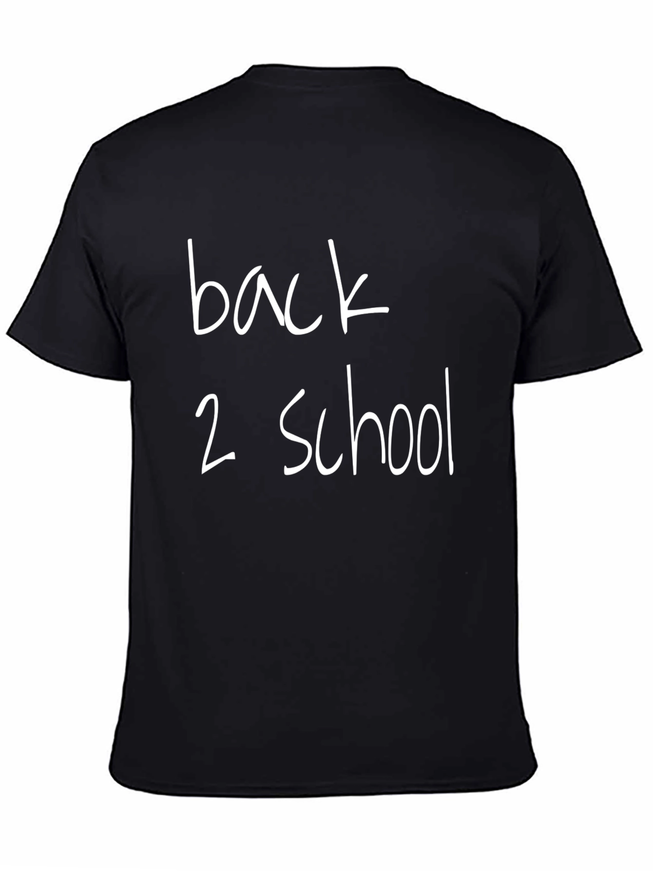 Black Back to School Black T-Shirt view 4