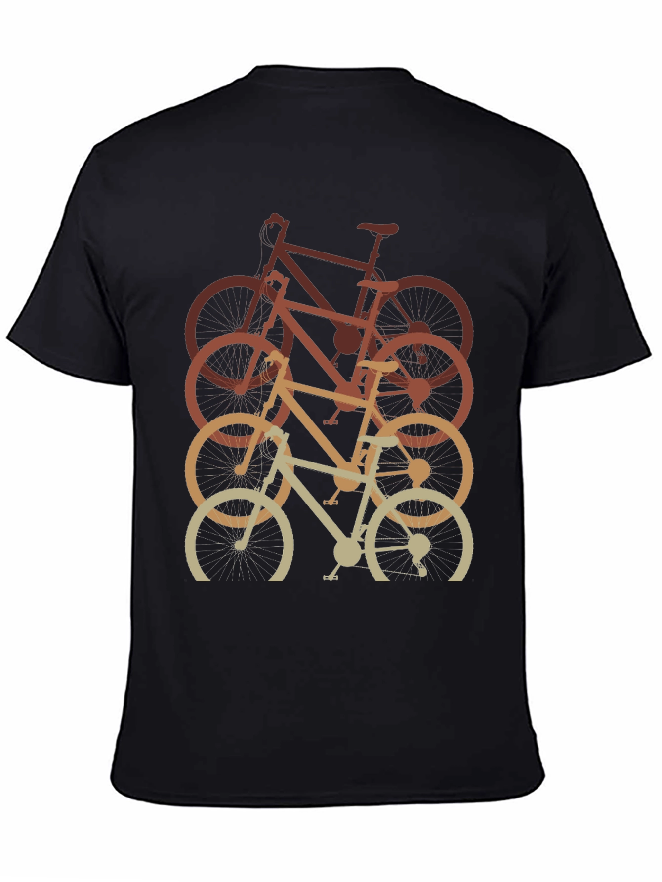 Black Retro Bike Graphic Tee - Stylish & Comfortable view 4