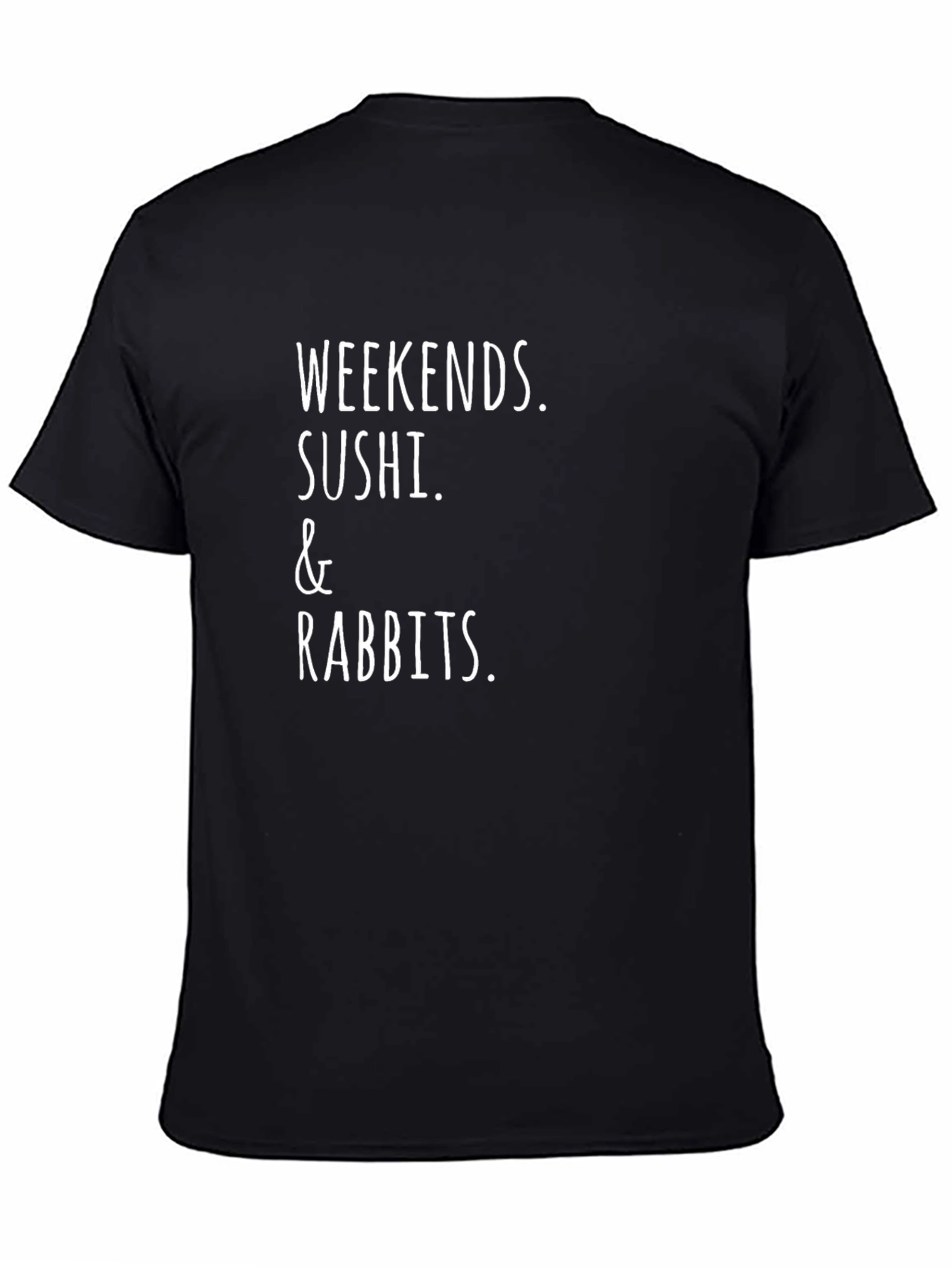 Black Weekends Sushi & Rabbits Graphic Tee view 4