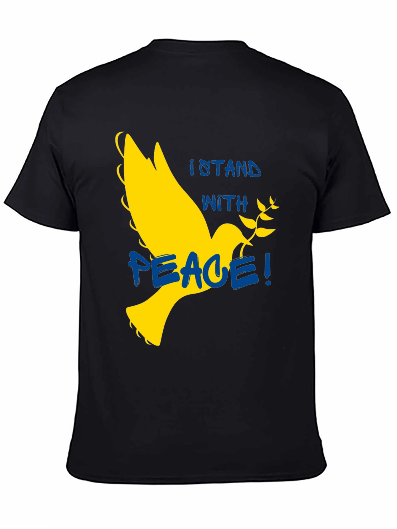 Black Stand With Peace T-Shirt view 4