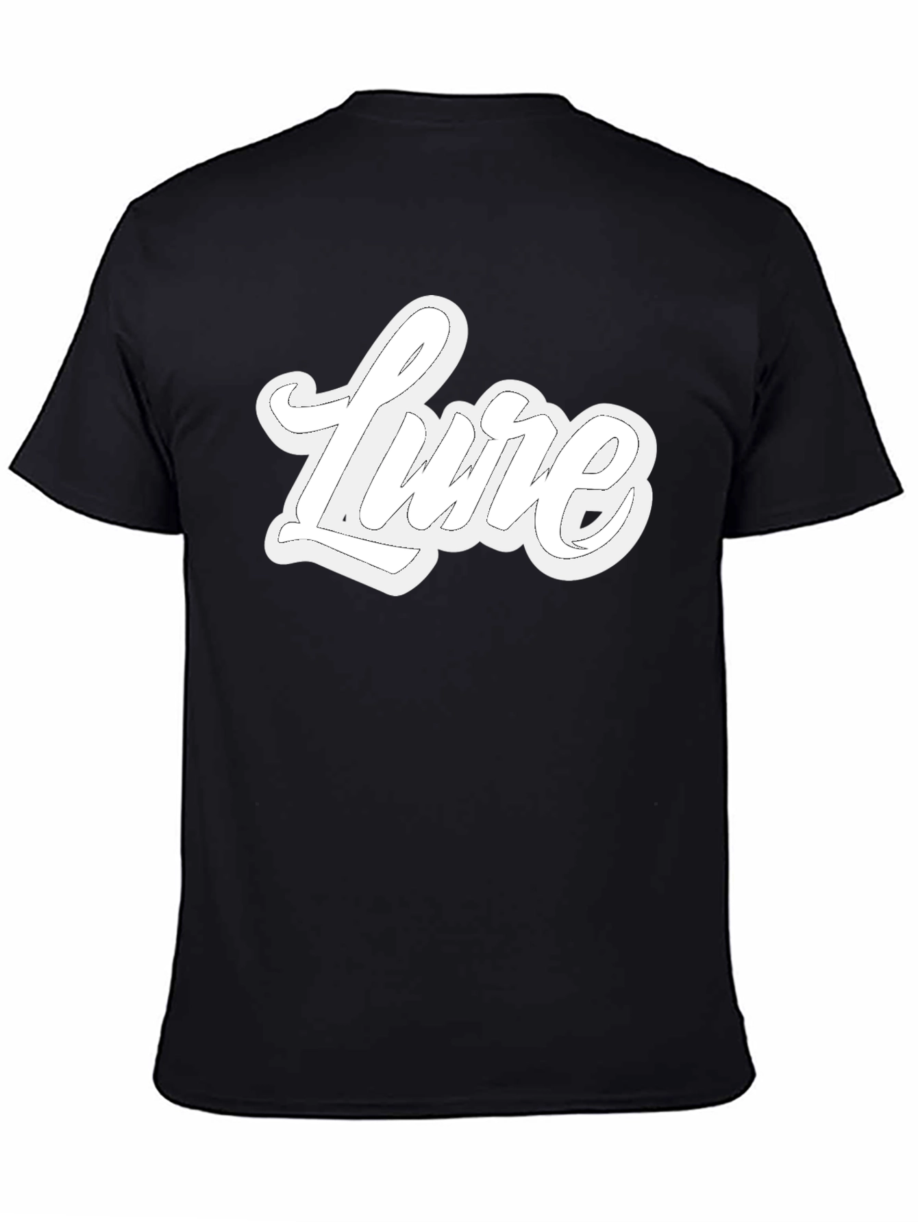 Black Lure Graphic Tee - Mens Stylish Short Sleeve Shirt view 4
