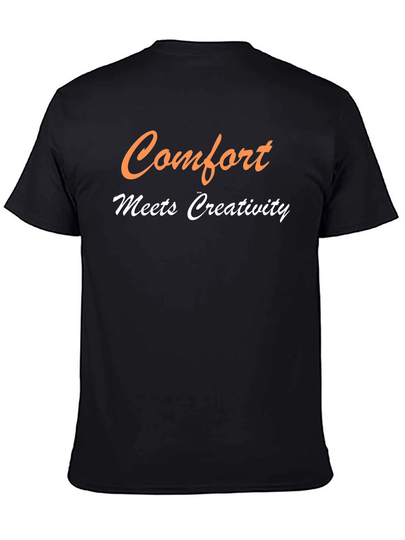 Black Comfort Meets Creativity Graphic Tee view 4