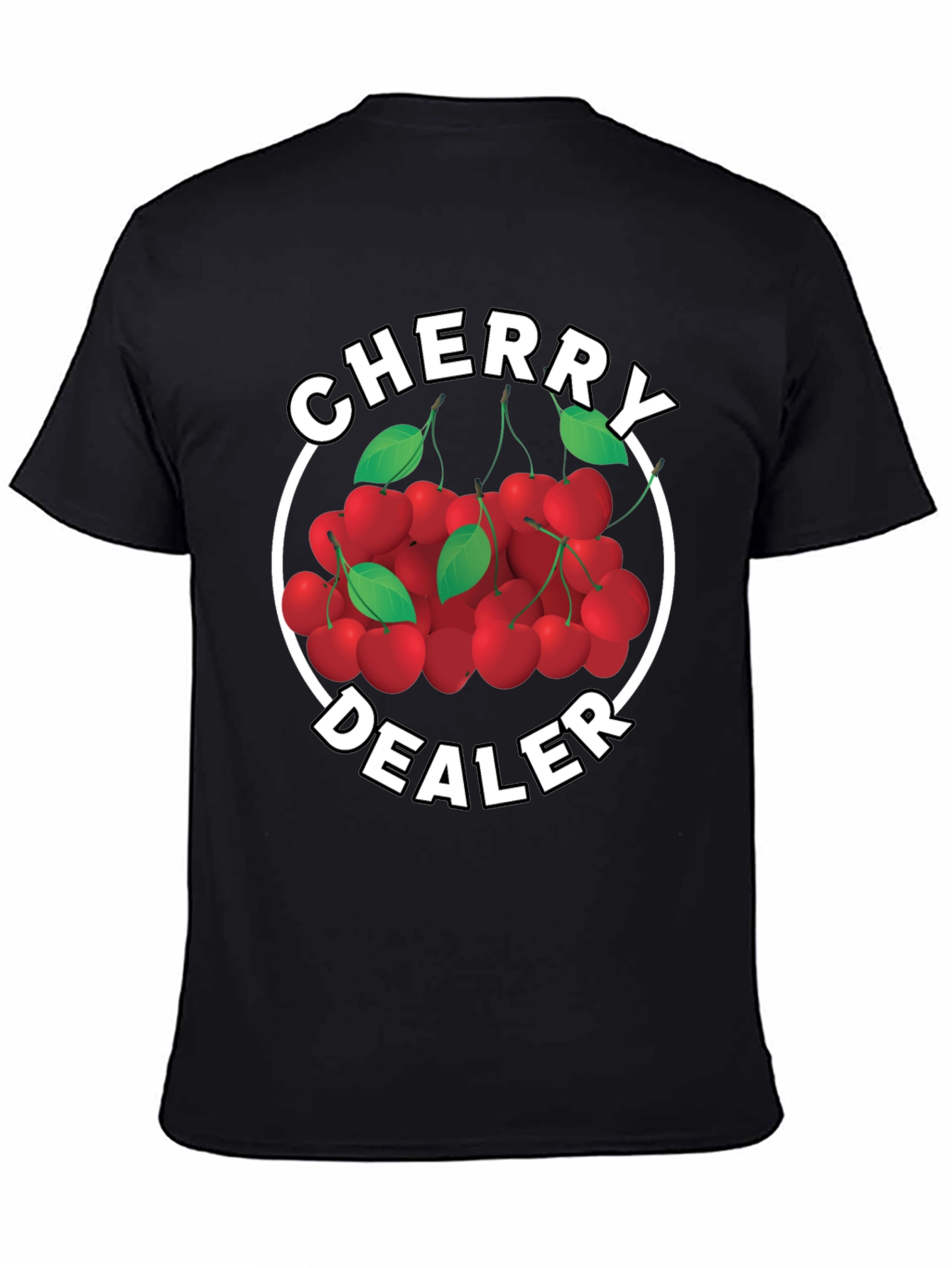Black Cherry Dealer Graphic Tee - Premium Cotton Blend view 4