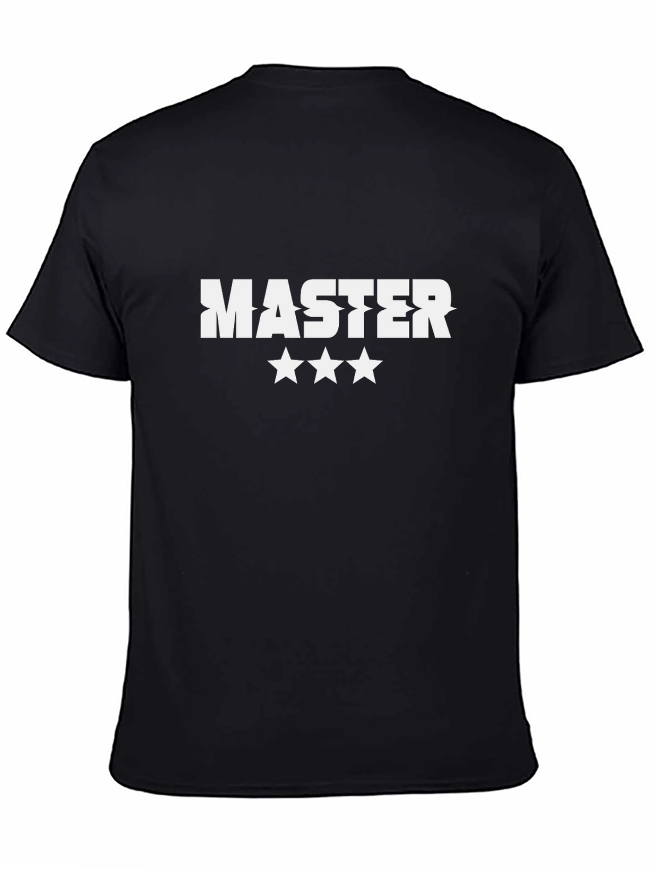 Black Master Three Stars Black Graphic Tee view 4