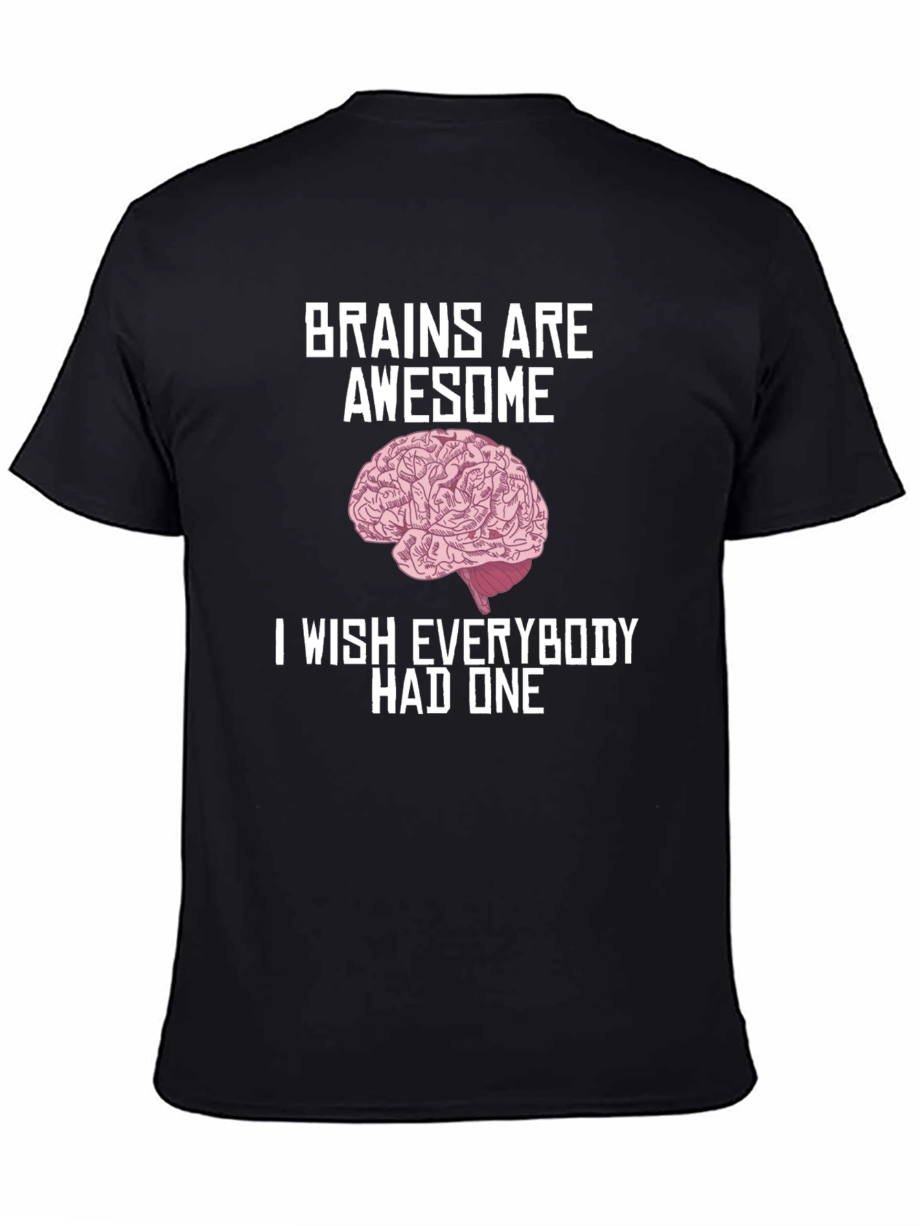 Black Brains Are Awesome Graphic T-Shirt view 4