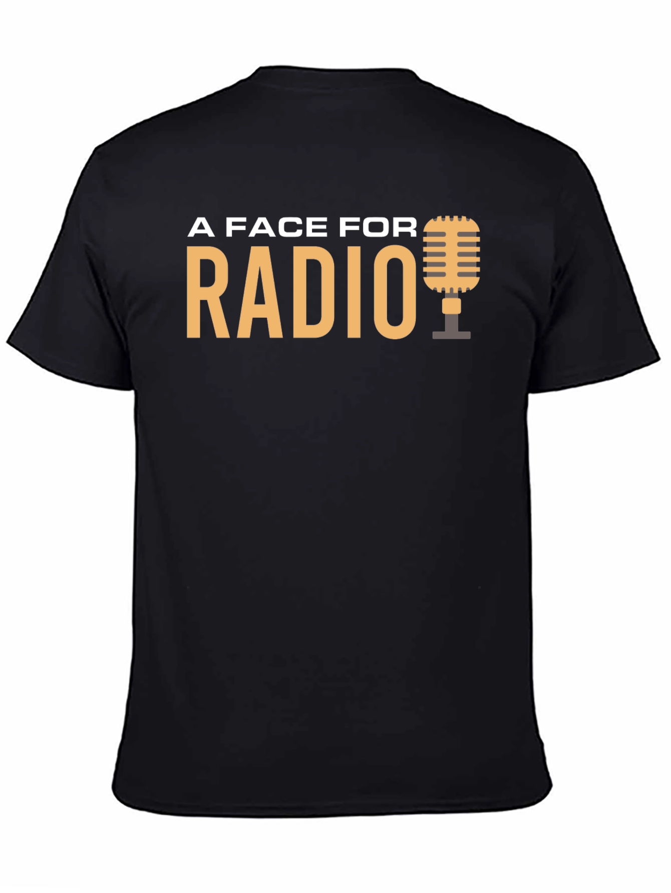 Black A Face For Radio T-Shirt view 4