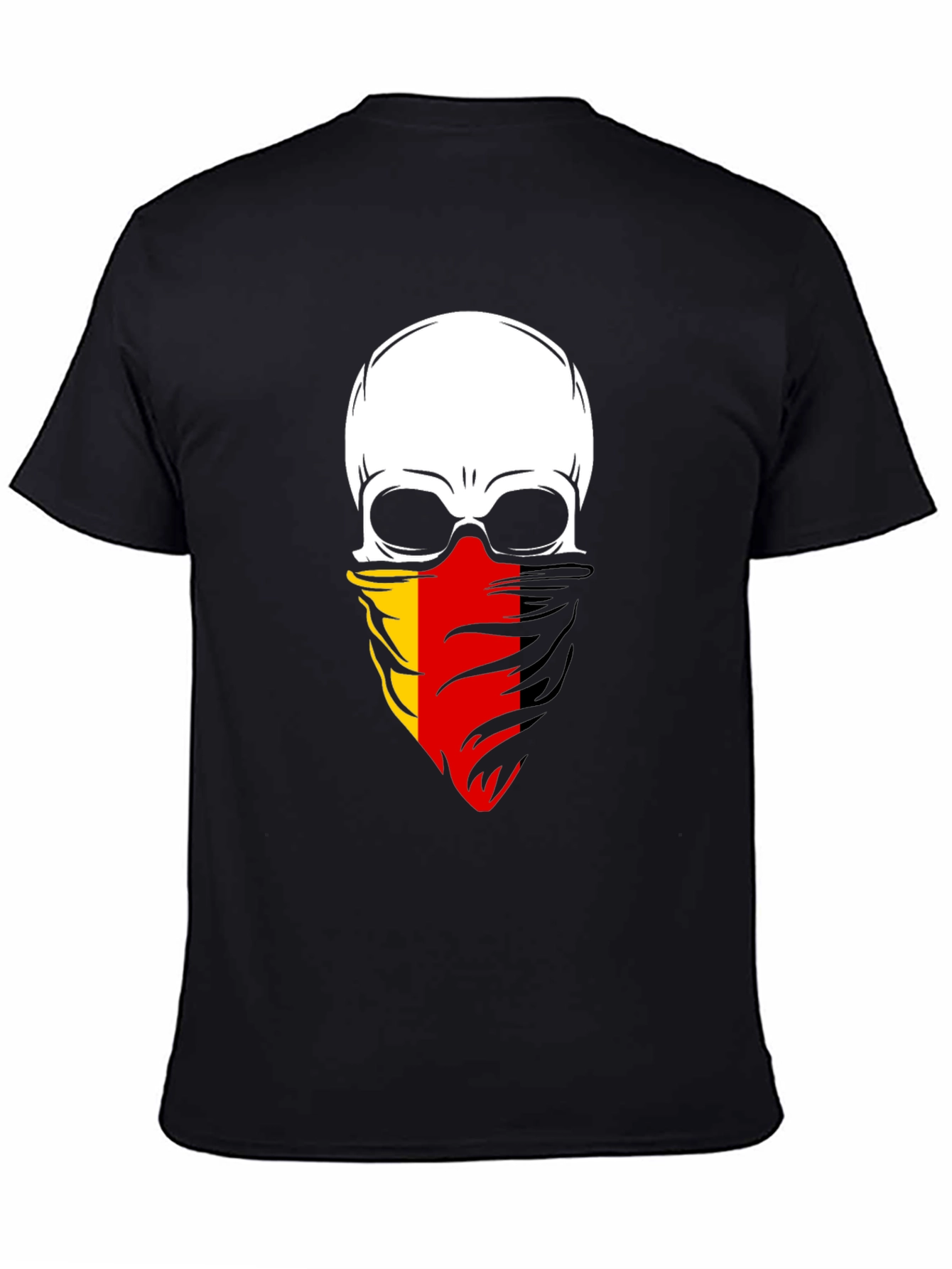 Black Skull Bandana Graphic Tee - Bold Fashion Statement view 4