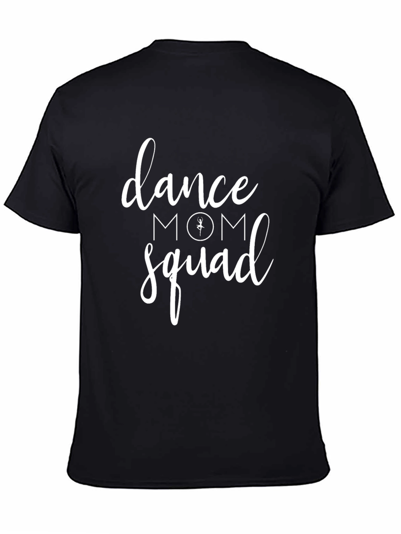 Black Dance Mom Squad Graphic Tee - Black view 4