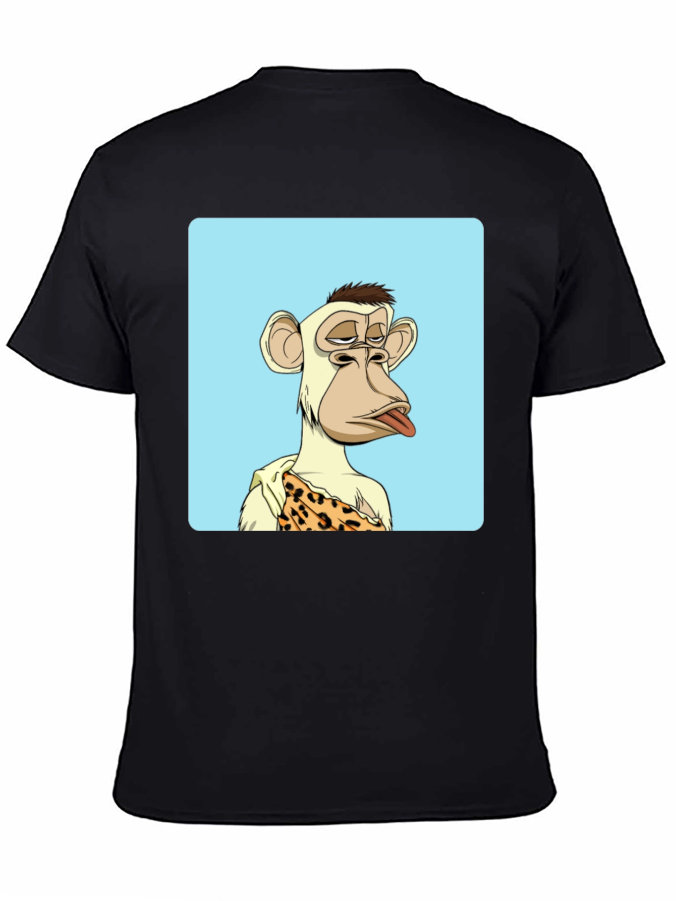 Black Bored Ape NFT T-Shirt - Trendy Black Tee view 4