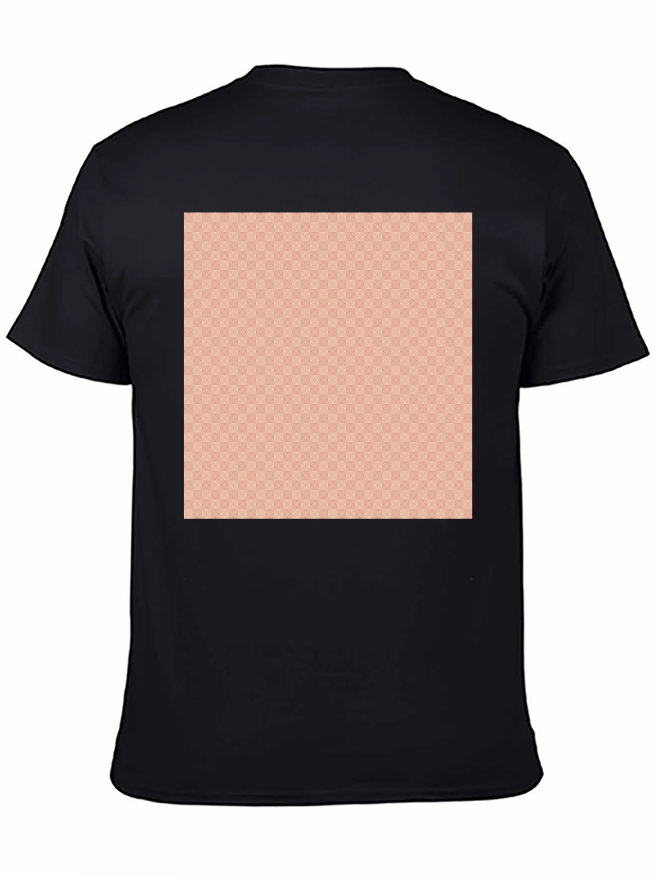Black Modern Pattern Tee - Stylish Casual Wear view 4