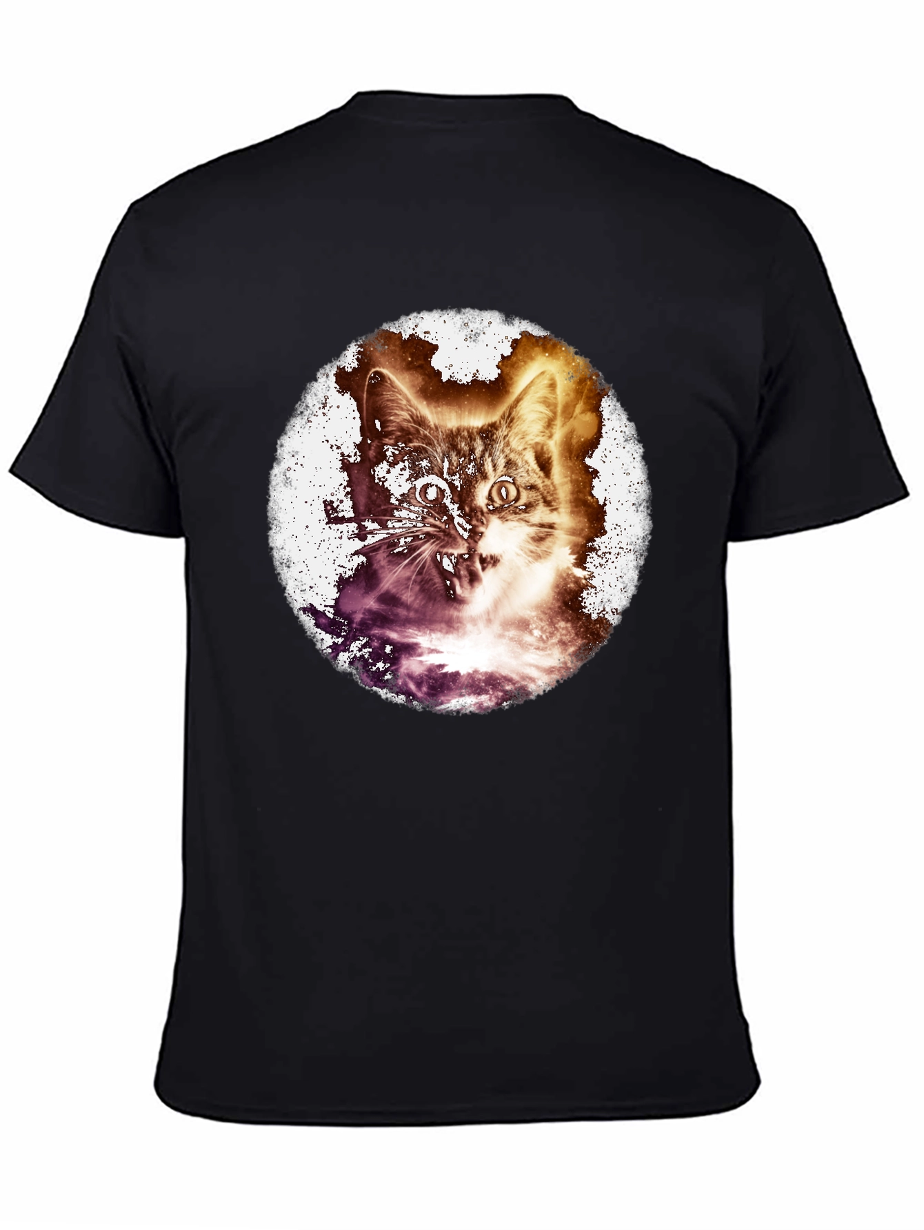 Black Cat Explosion T-Shirt view 4