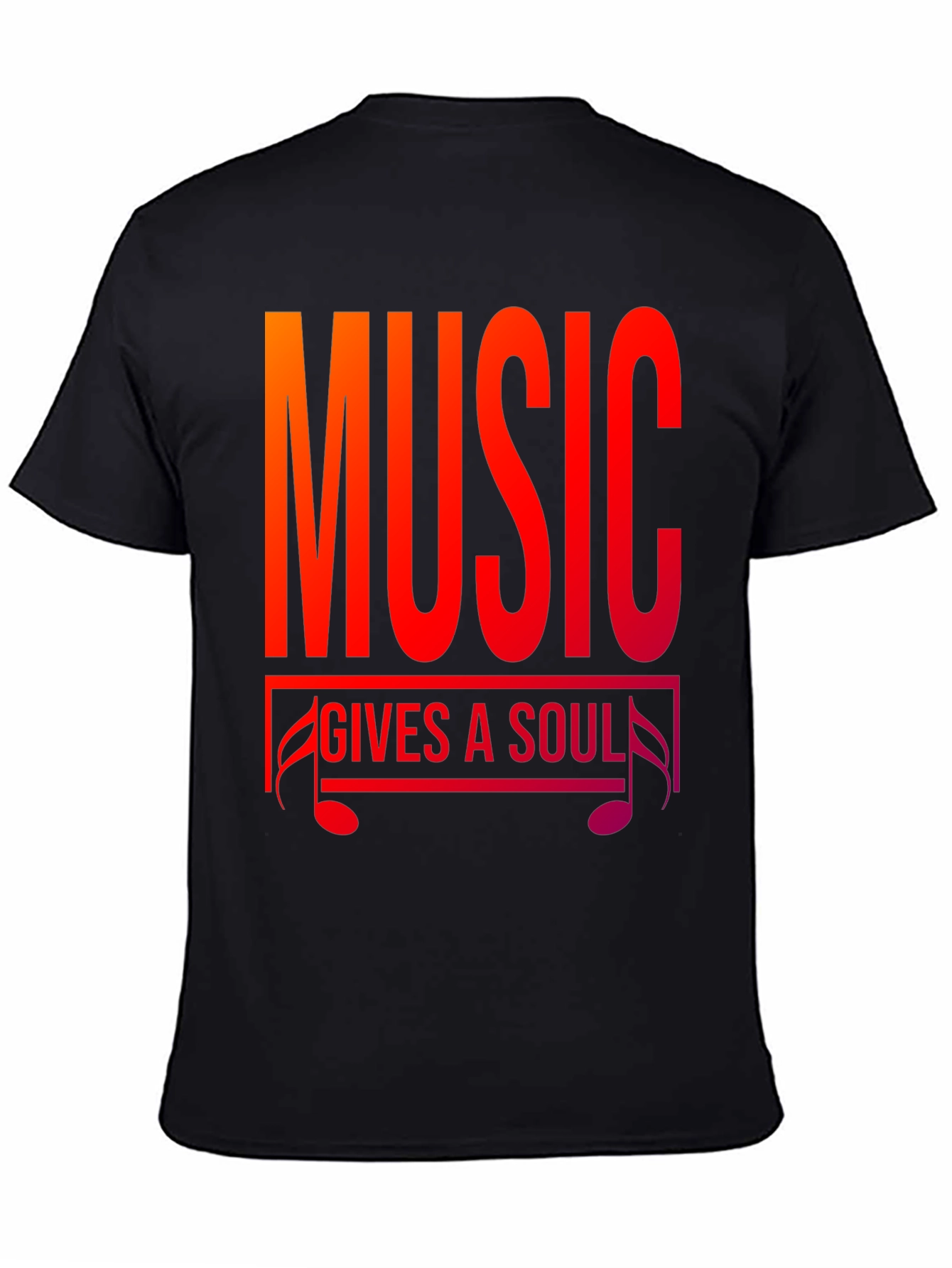 Black Music Gives A Soul T-Shirt view 4