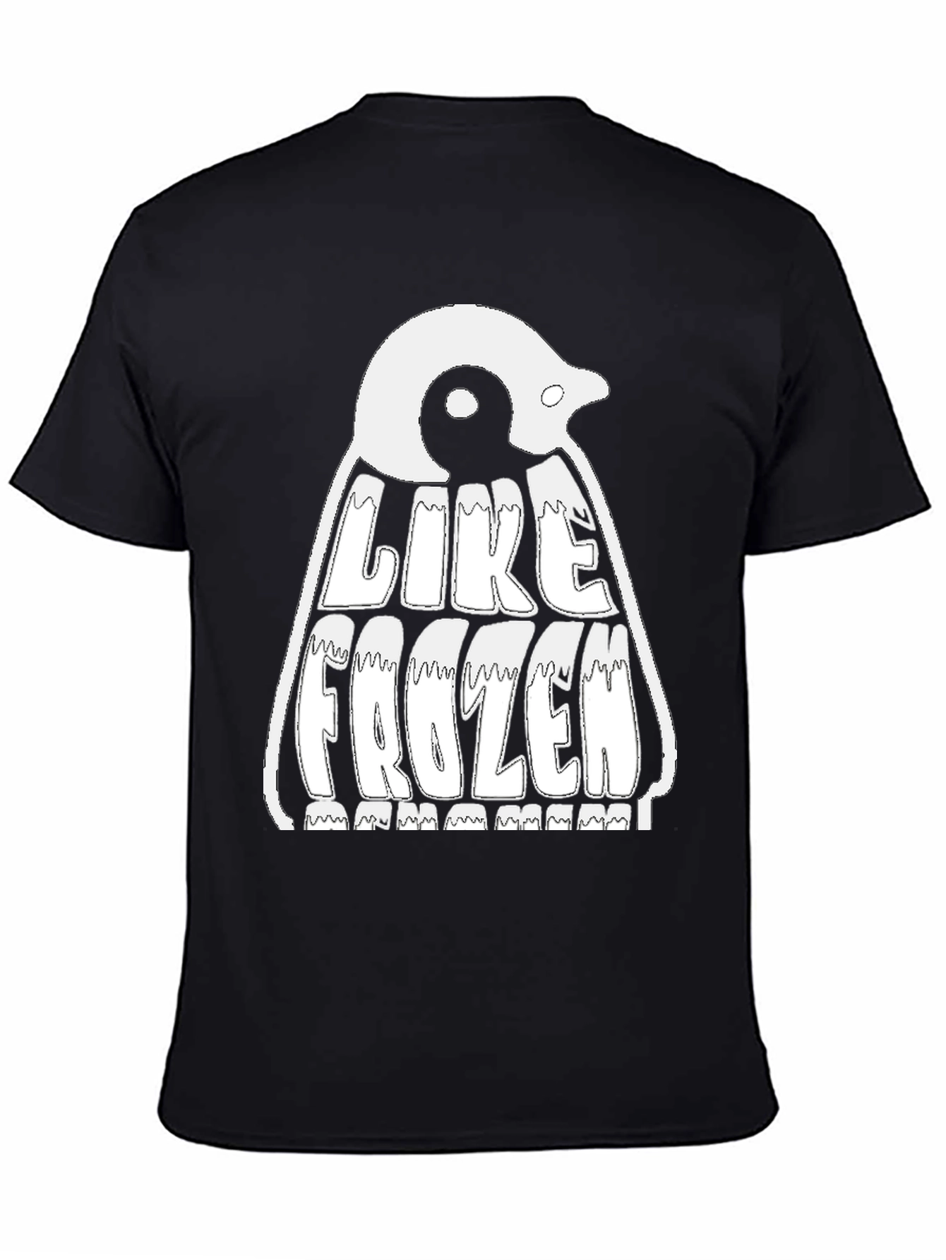 Black Penguin "Like Frozen" Graphic T-Shirt view 4