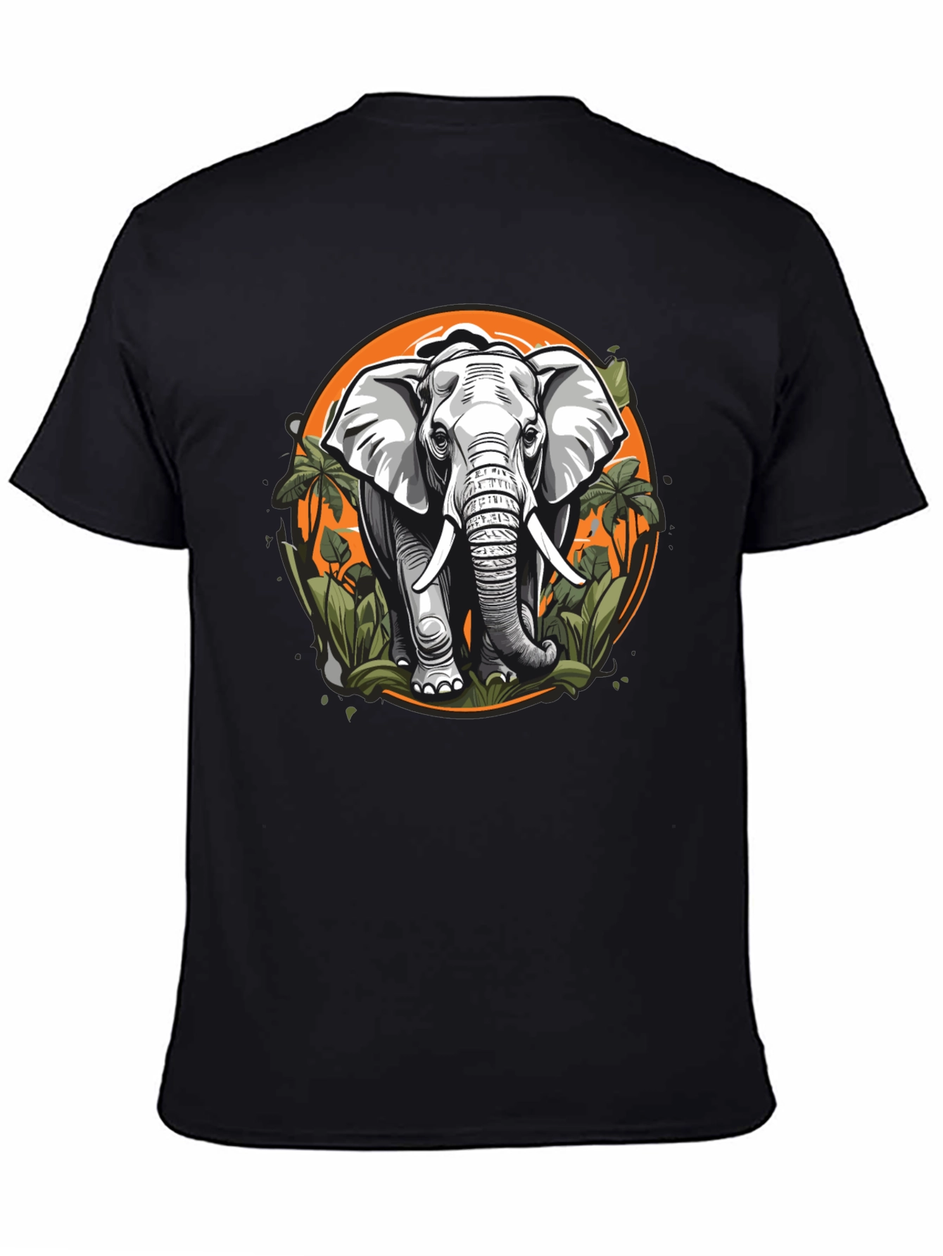 Black Elephant Graphic Tee - Nature Lover's Apparel view 4
