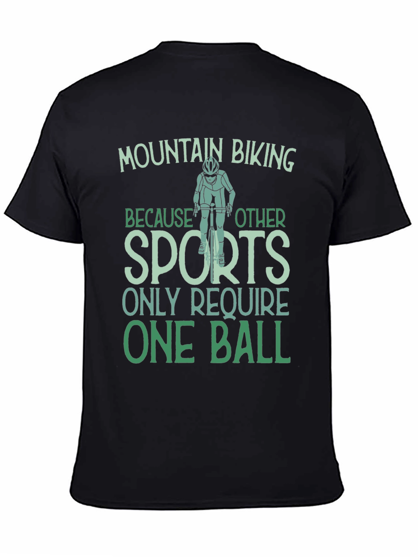 Black Mountain Biking One Ball T-Shirt view 4