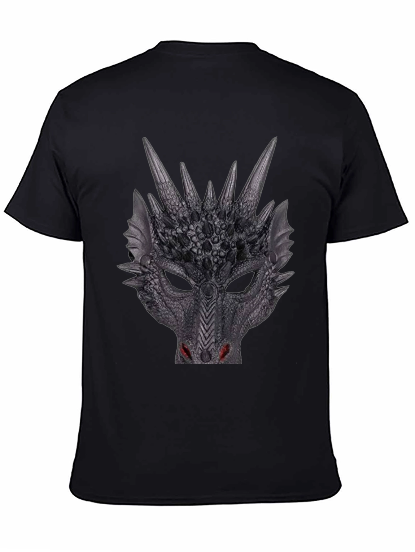 Black Dragon Graphic Black T-Shirt view 4