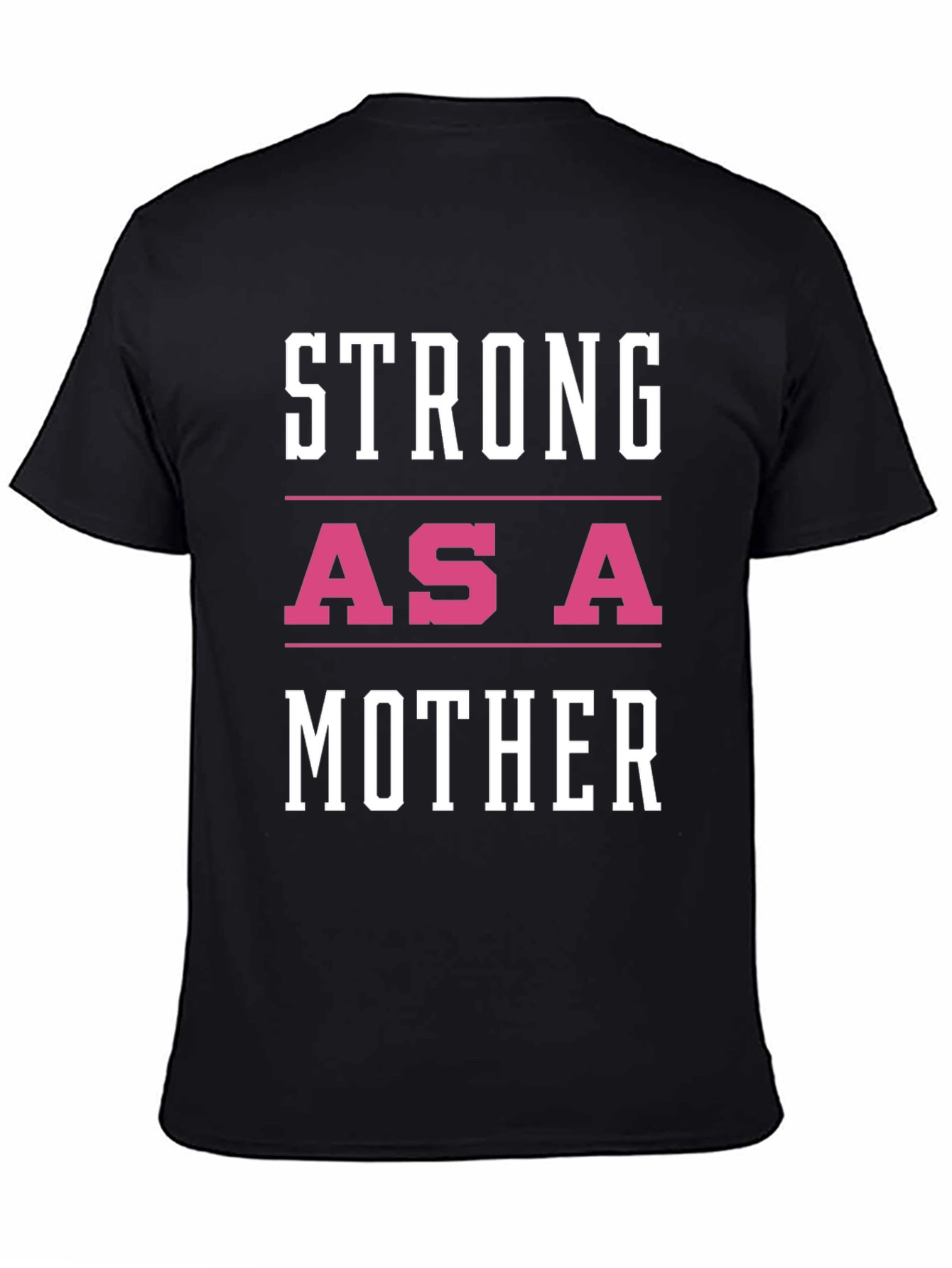 Black Strong As A Mother Graphic Tee view 4