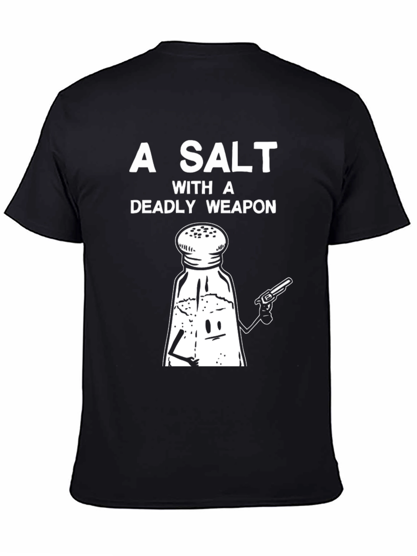 Black A Salt with a Deadly Weapon Graphic Tee view 4
