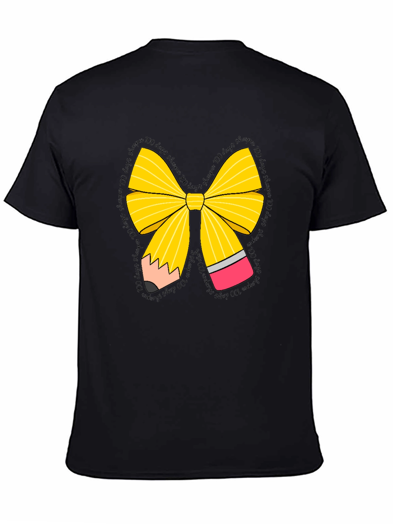 100 Days Sharper Pencil Bow T-Shirt - 4