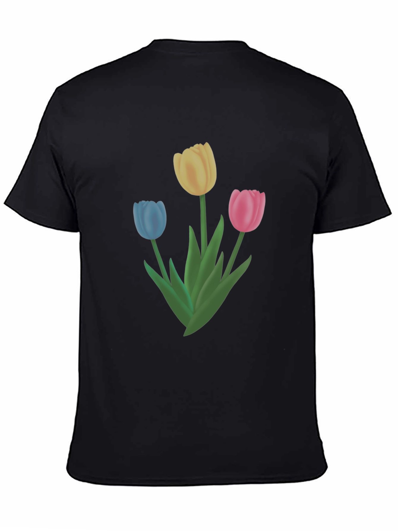 Black Tulip Trio Graphic Tee - Casual Comfort view 4