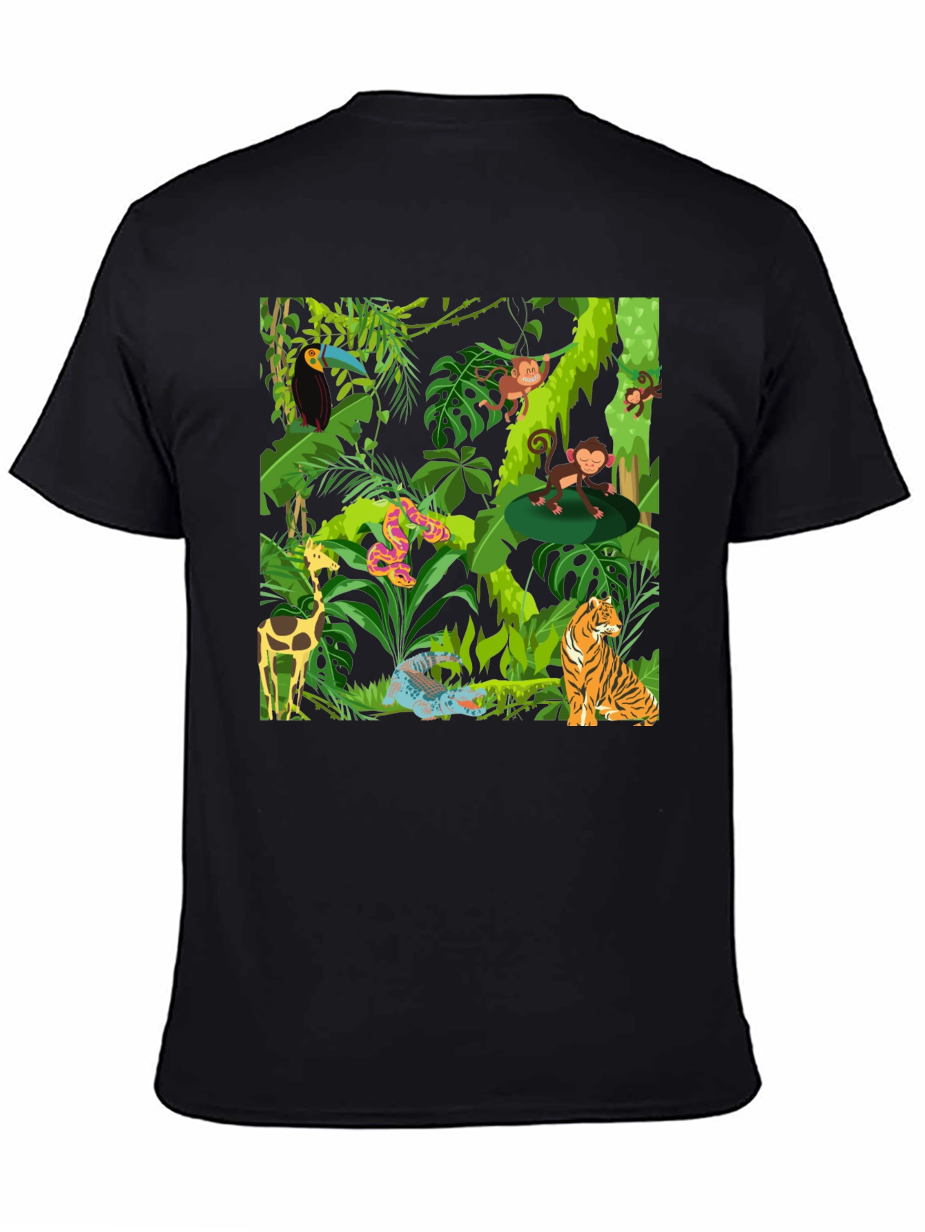 Black Jungle Adventure T-Shirt view 4