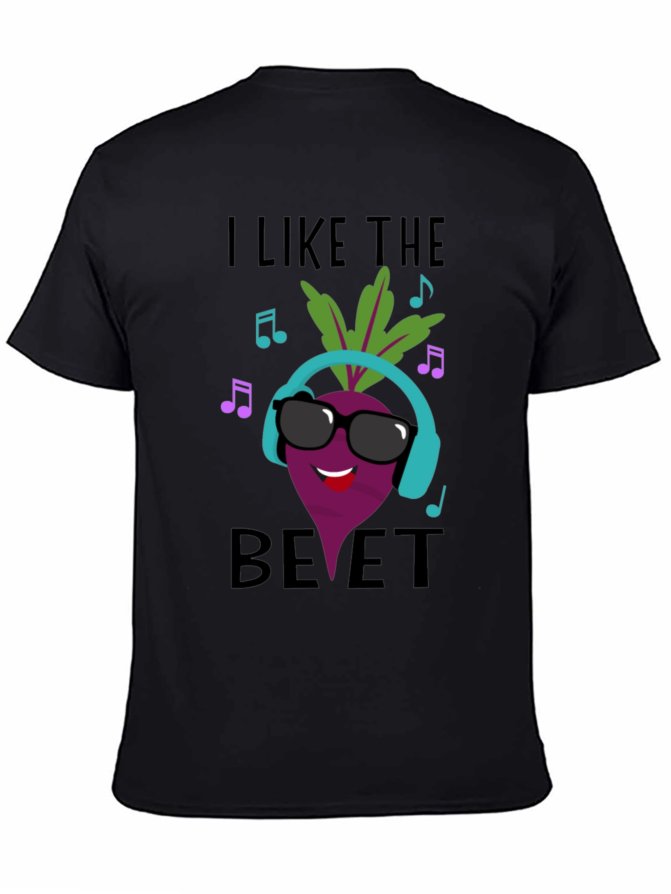 Black I Like The Beet T-Shirt view 4