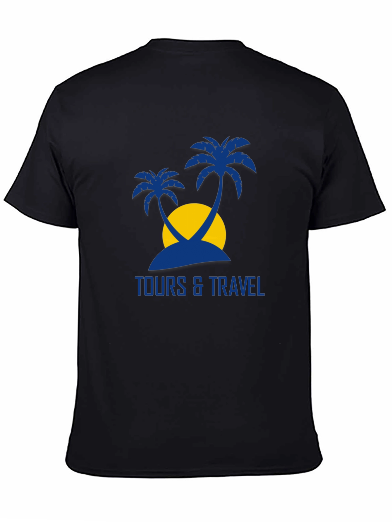 Black Tours & Travel Graphic Print Black T-Shirt view 4