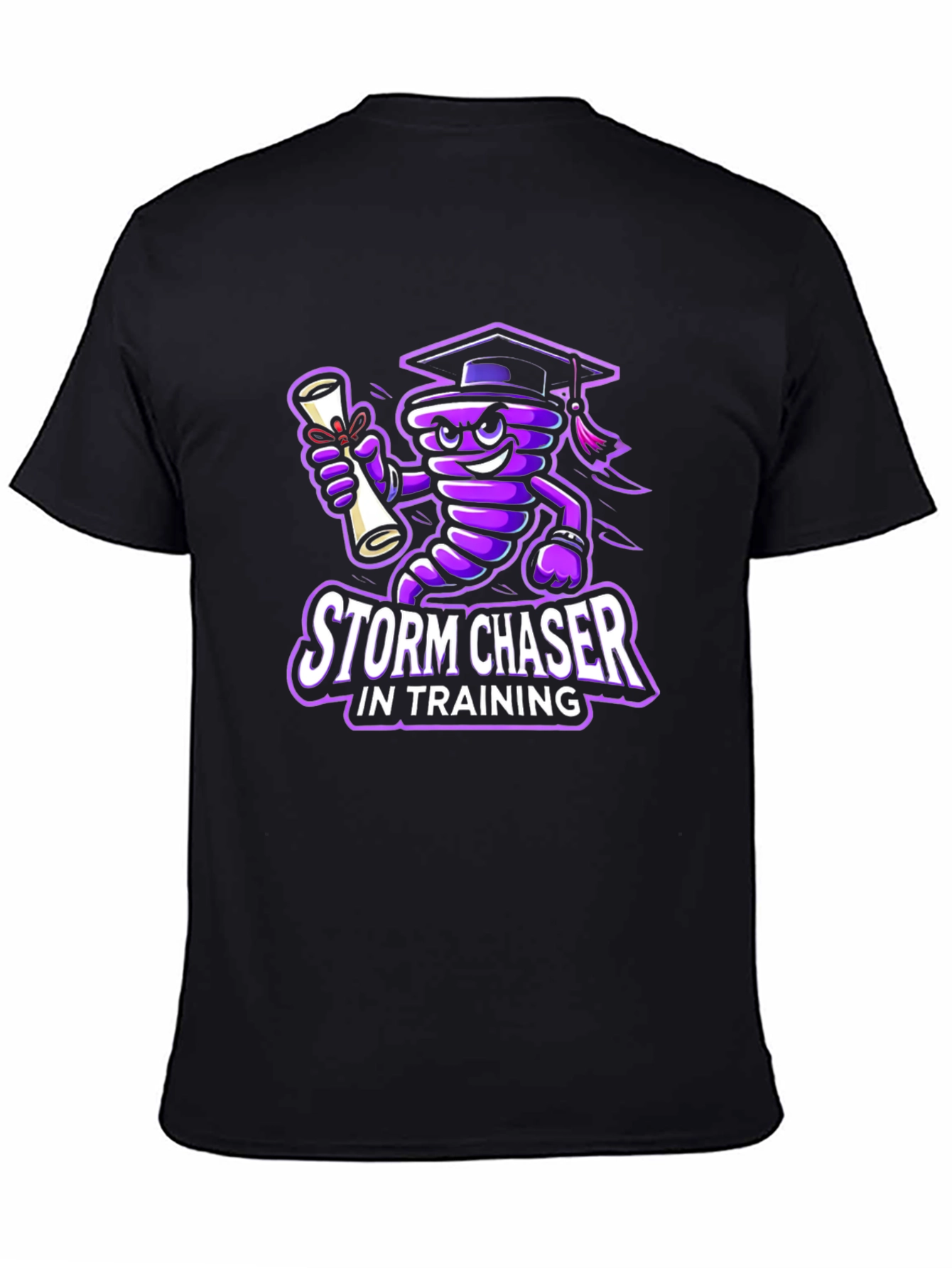 Black Storm Chaser in Training T-Shirt - Black view 4