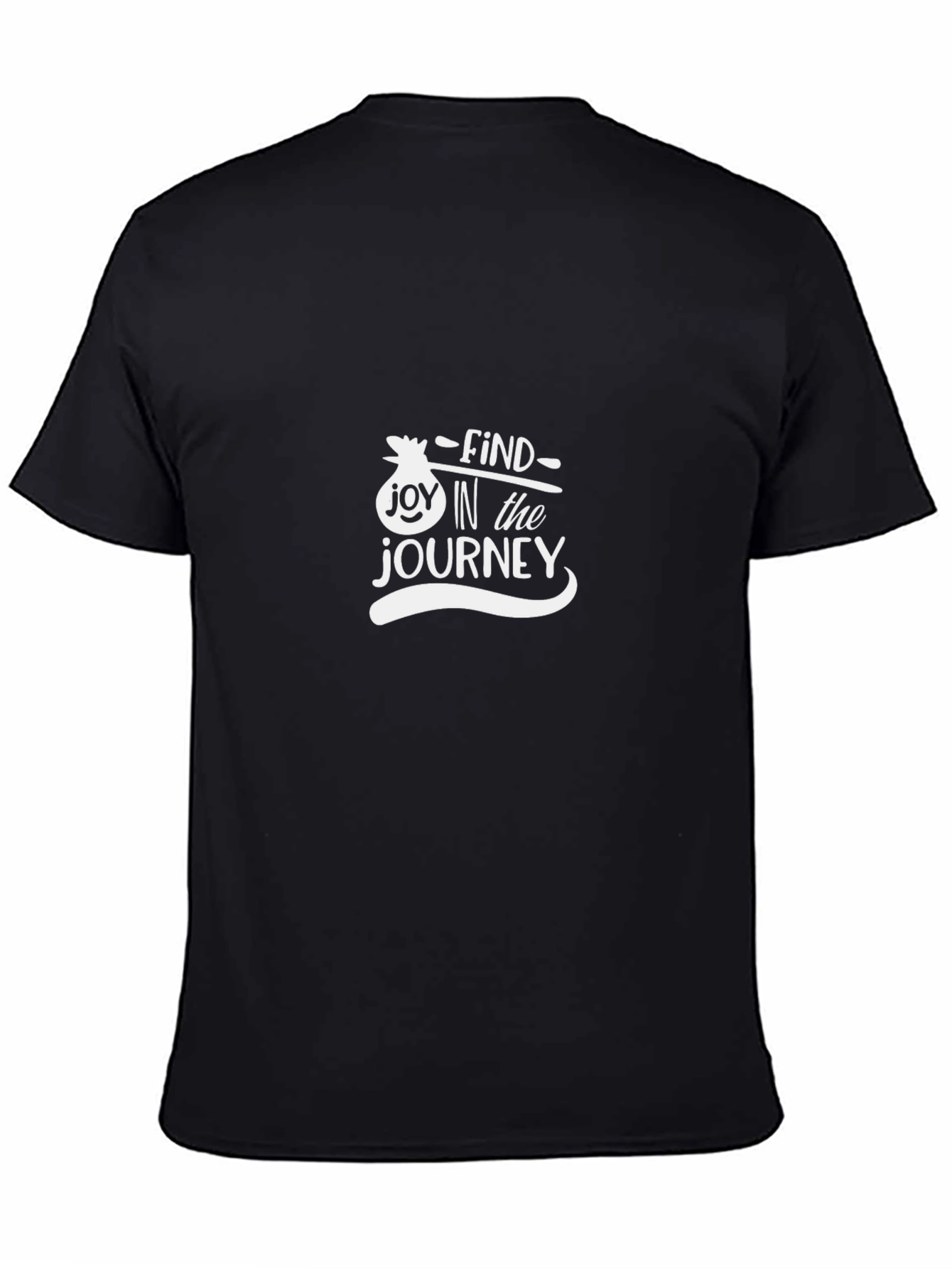 Black Find Joy in the Journey T-Shirt - Black view 4