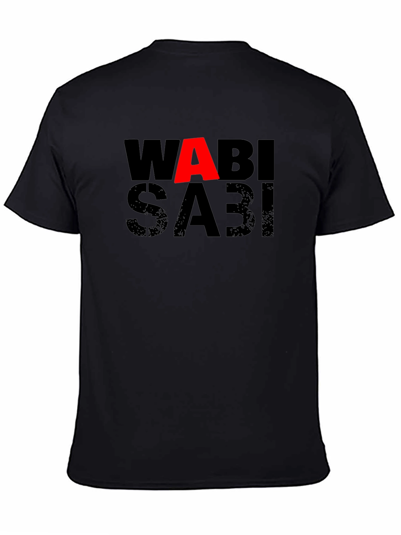 Black Wabi Sabi Graphic T-Shirt view 4