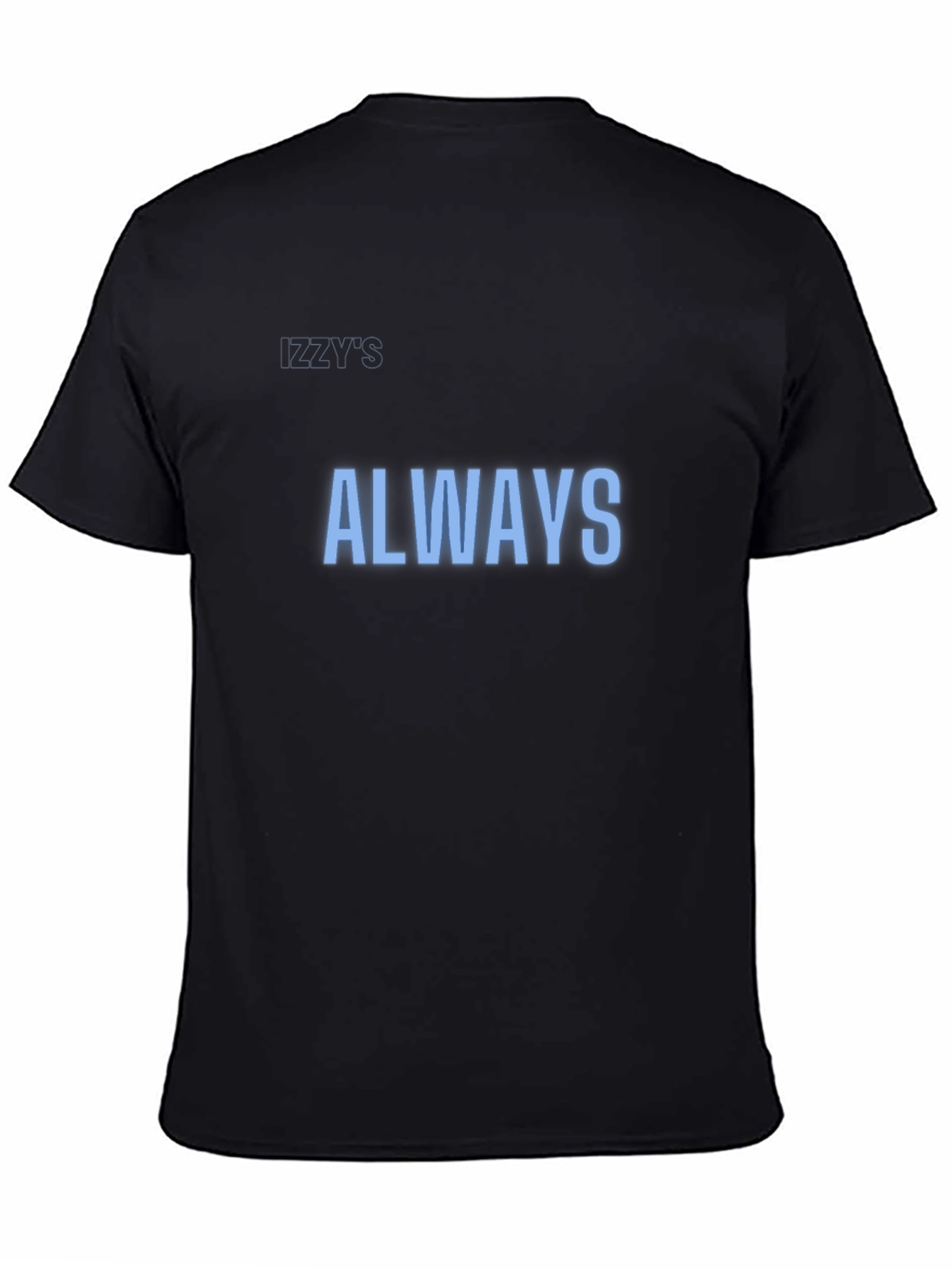 Black Men's Black 'Always' Graphic Tee view 4