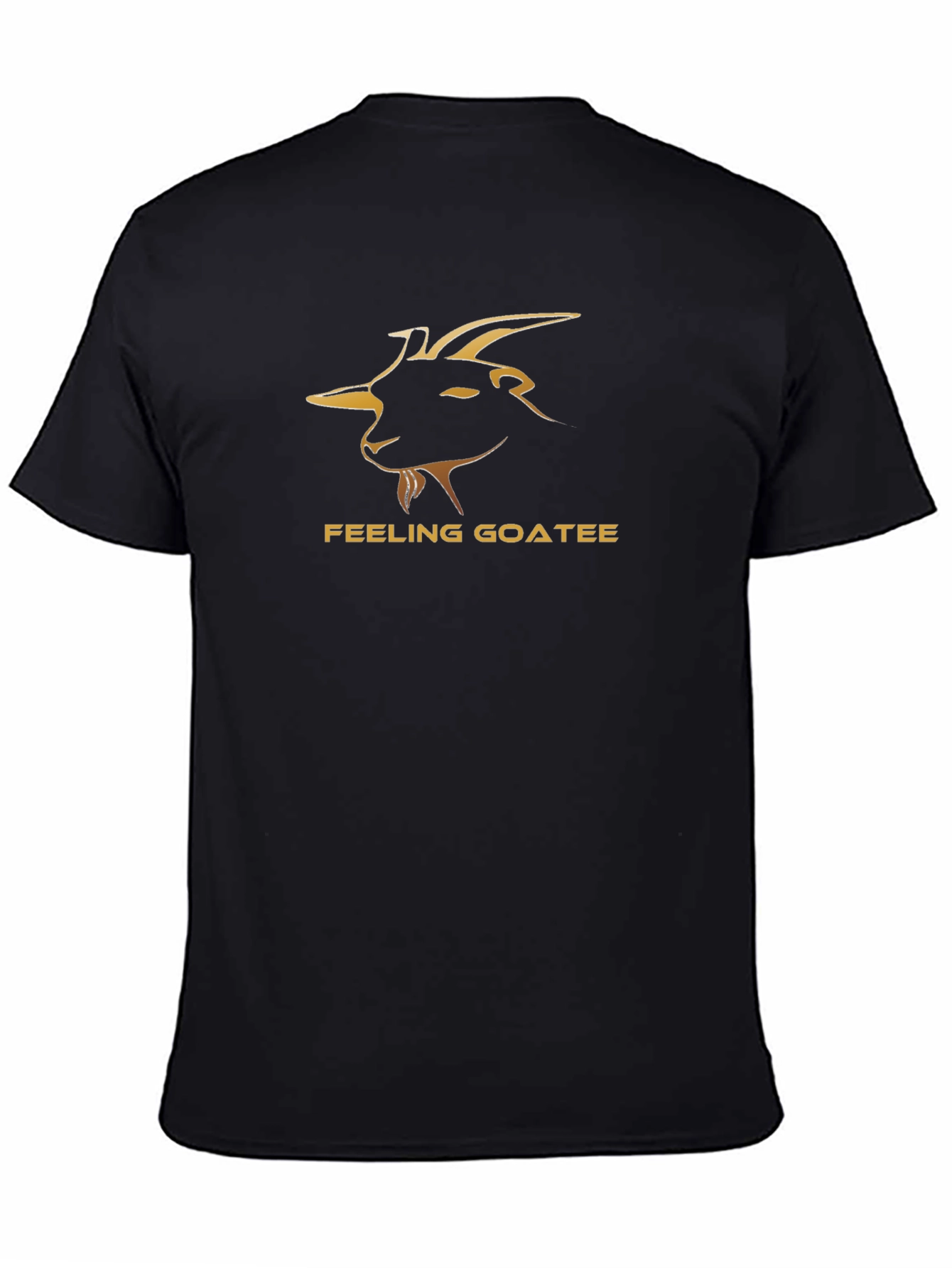 Black Feeling Goatee Black T-Shirt view 4