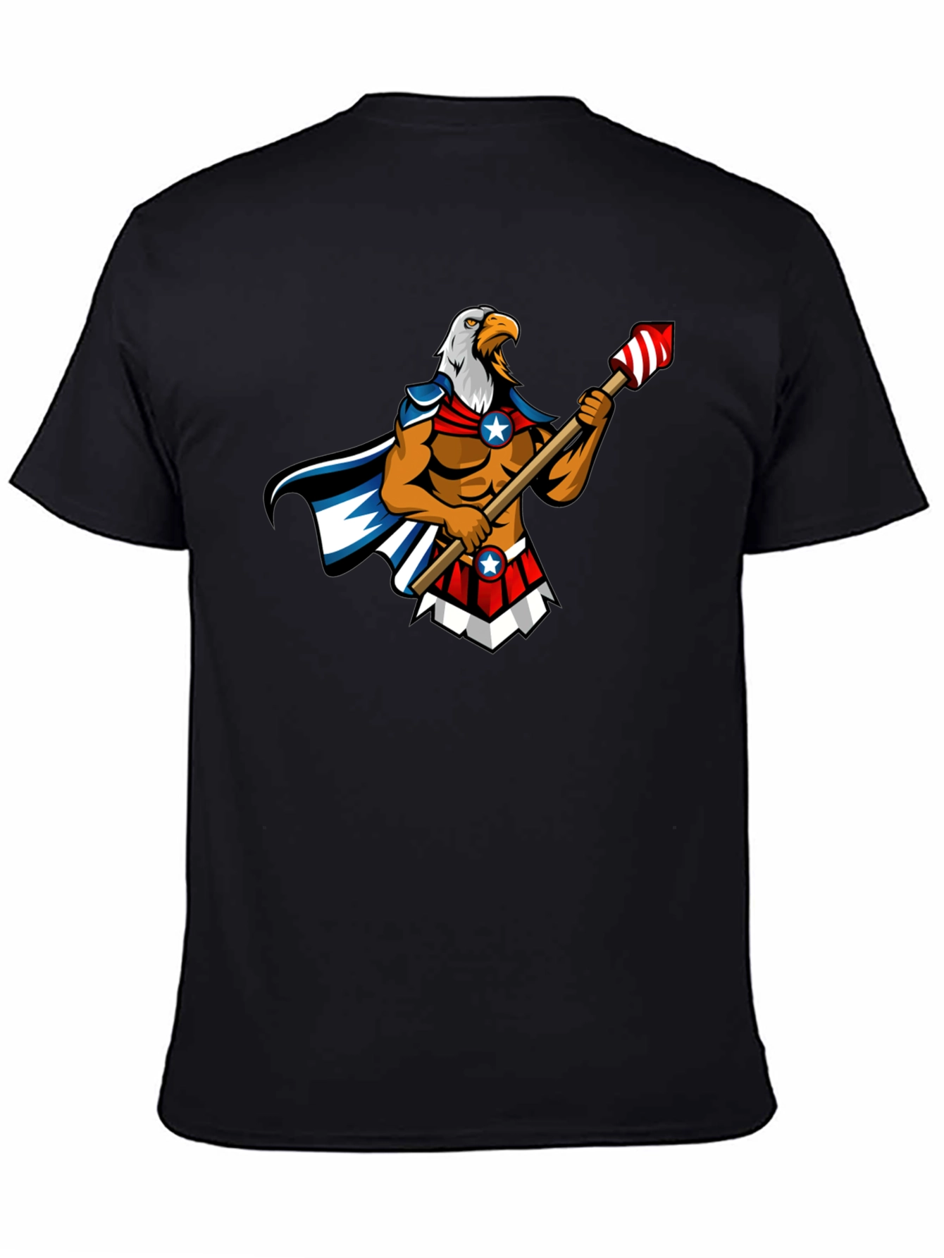 Black Patriotic Eagle T-Shirt - USA Pride view 4