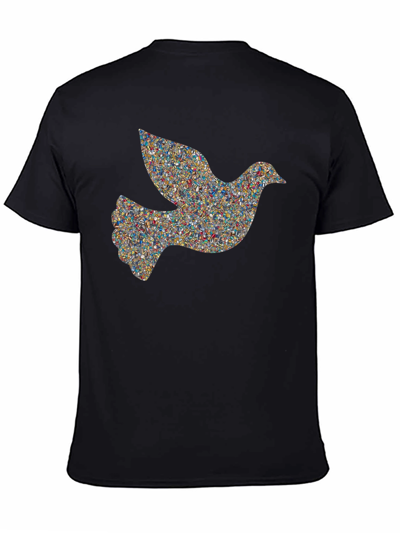 Black Dove Graphic Black T-Shirt view 4