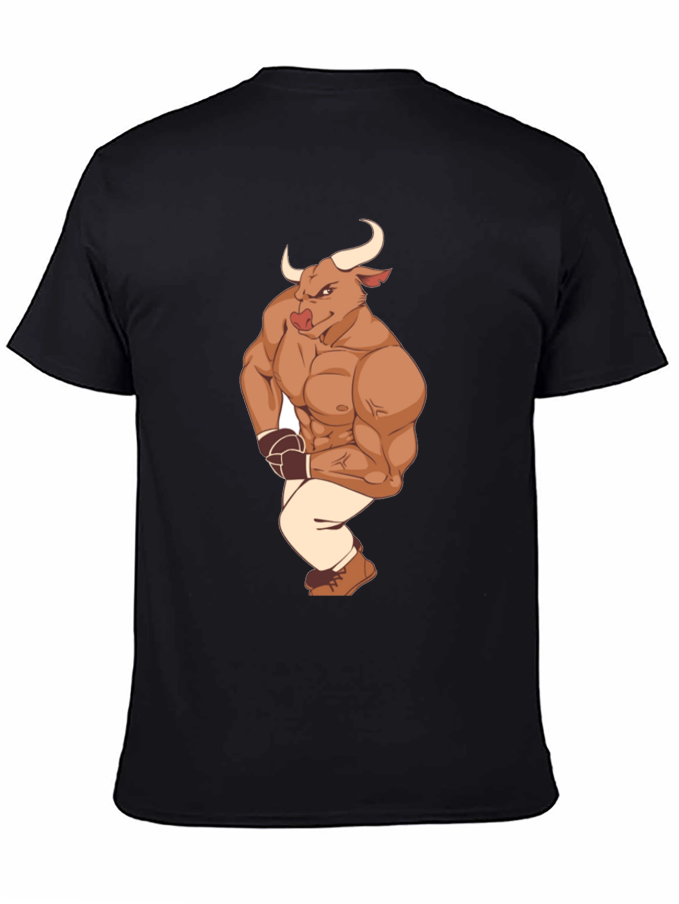 Black Bull Boxer T-Shirt: Unleash Your Inner Strength view 4