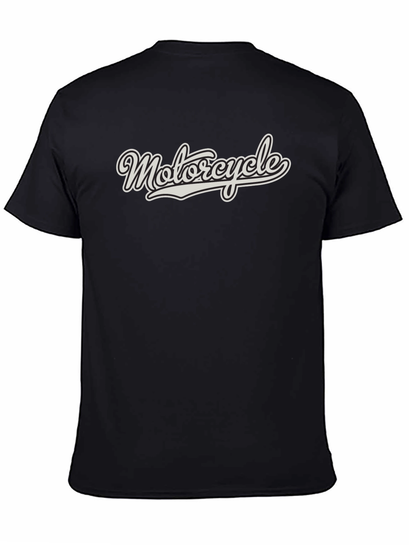 Black Motorcycle Graphic Tee - Cool Casual Style view 4