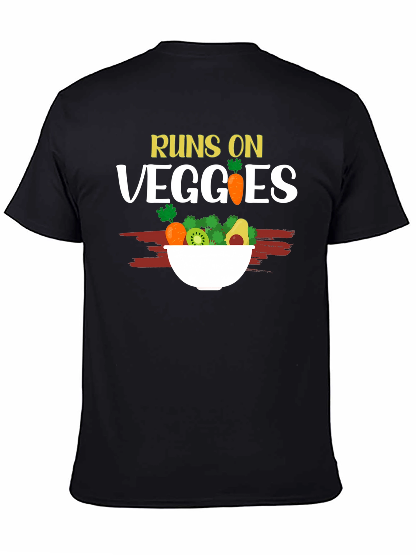 Runs On Veggies T-Shirt - Vegan Friendly - 4