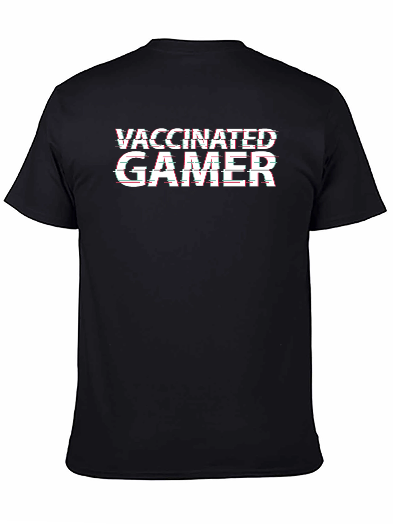 Vaccinated Gamer T-Shirt - Cool Graphic Tee - 4