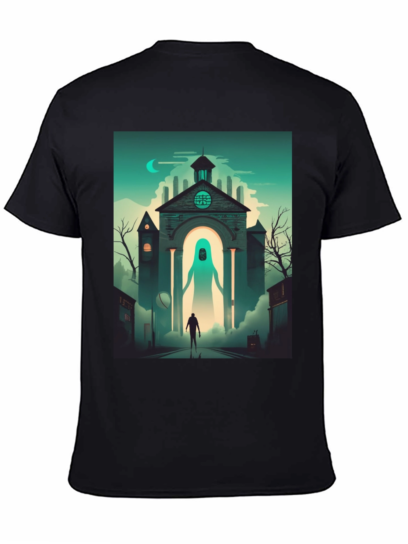 Black Mystic Encounter Graphic Tee - Urban Style view 4