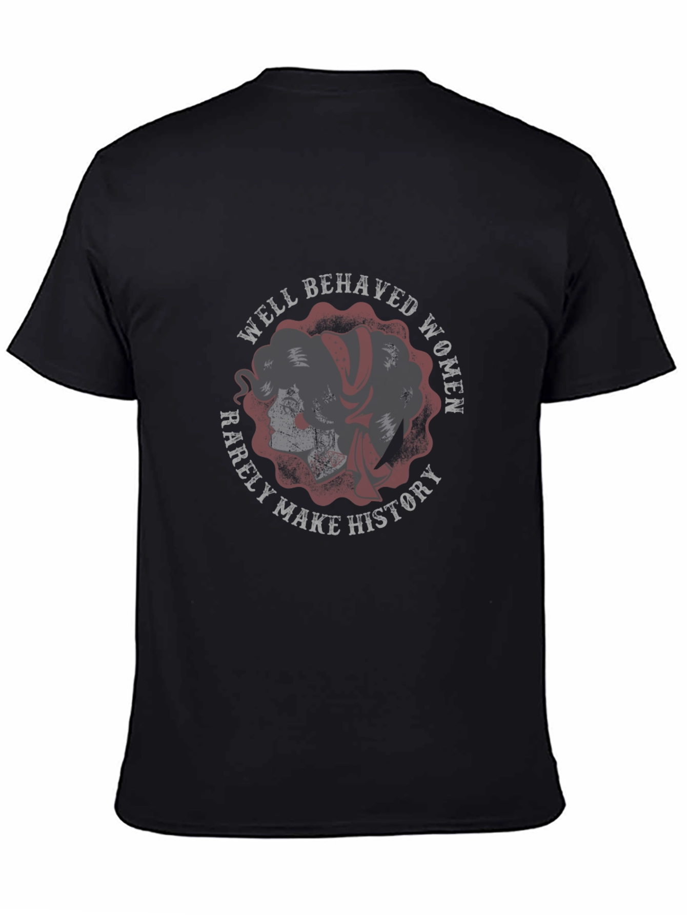 Black Well Behaved Women T-Shirt view 4