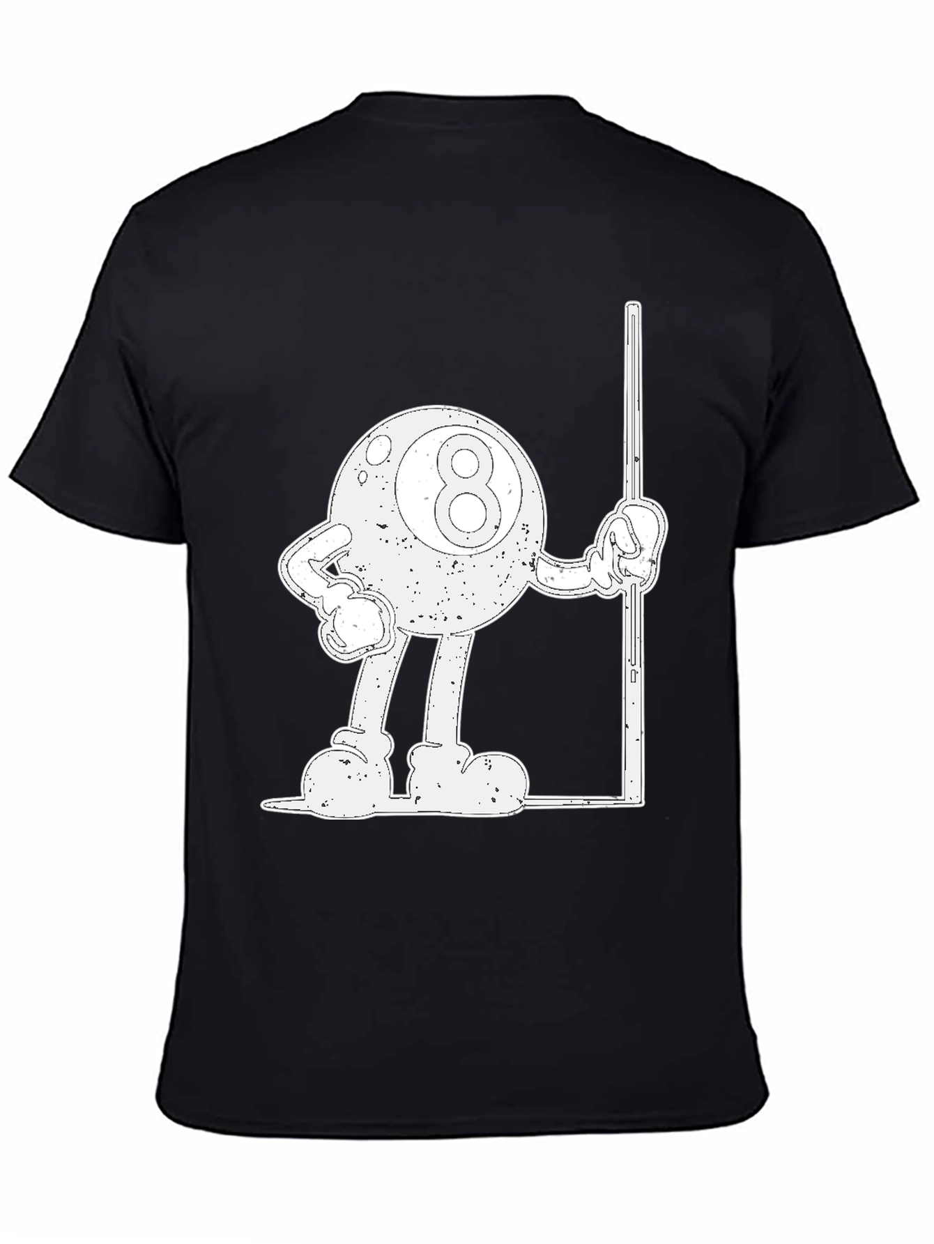 Retro 8 Ball T-Shirt - Black - 4